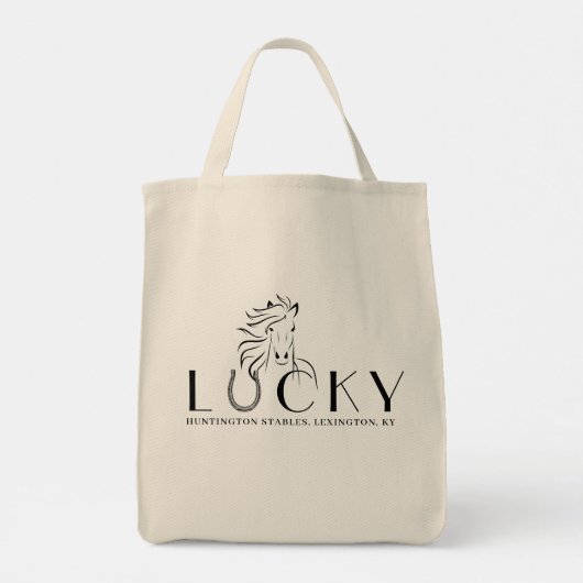 Stabile oder Pferdeame Lucky Horseshoe Rider Boots Tragetasche (Rückseite)