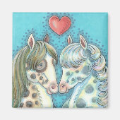 Stabile Pinto Ponies HORSE MAGNET Square (Vorne)