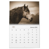 Stabiler Minded Western Pferd Lover 12 Monate Kalender (Jan 2026)