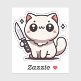 Stabilität: Der Kawaii Cat Vinyl Sticker