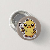 Stabilität: Der Kawaii-Duck-Button Button (Vorne & Hinten)
