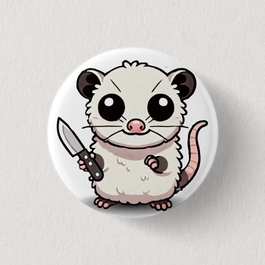 Stabilität: Der Kawaii Possum Button (Vorderseite)