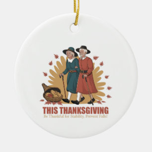 Stabilität des Vintagen Erntedanks - Seien Sie dan Keramik Ornament