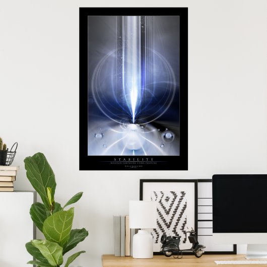 Stabilität Poster (Heimbüro)