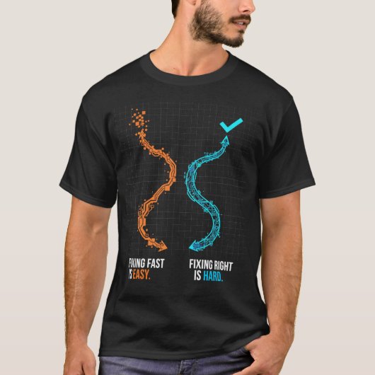 Stability Is Temporary DevOps Infinity Loop Contin T-Shirt (Vorderseite)