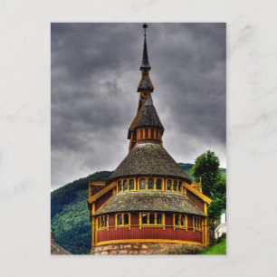 Stabkirche Postkarte
