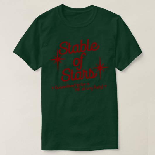 Stable der Sterne T-Shirt (Design vorne)