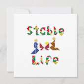 Stable Life Feiertagskarte (Vorderseite)