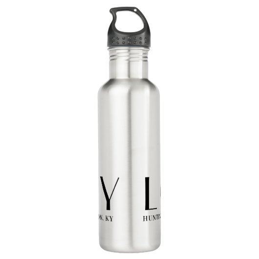 Stable oder Pferdeame Lucky Horseshoe Rider Gesche Edelstahlflasche (Rückseite)