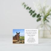 Stables Reiten - Lektionen der Geschäftskarte Visitenkarte (Stehend Vorderseite)