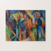 Stables von Franz Marc Puzzle (Horizontal)