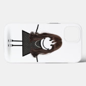 Stabmädchen in Sneakern mit Haar Case-Mate iPhone Hülle (Rückseite (Horizontal))