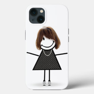 Stabmädchen in Sneakern mit Haar Case-Mate iPhone Hülle