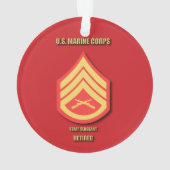 Stabsfeldwebel des US Marine Corps Ornament (Rückseite)
