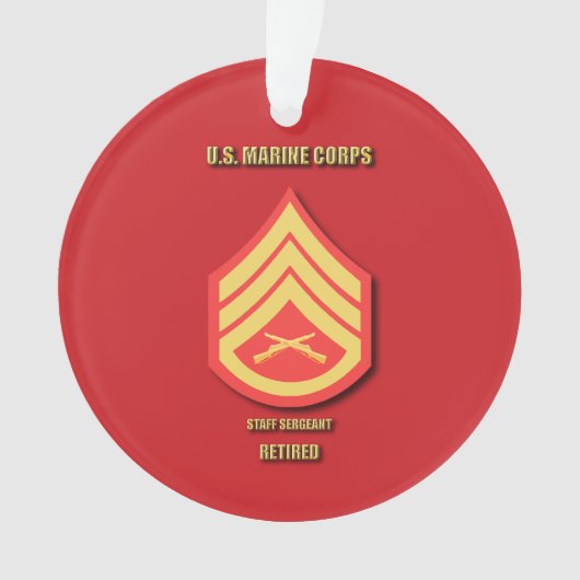 Stabsfeldwebel des US Marine Corps Ornament (Vorderseite)