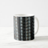 Stabstahl aus schwarzem Metall Kaffeetasse (VorderseiteRechts)