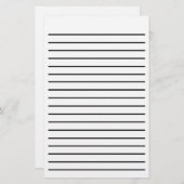 Stabstahl Briefpapier (Vorne/Hinten)