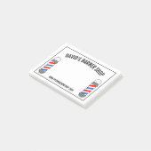 Stabstahl-Stange-Zeichen Zollnummer Post-it Klebezettel (angewinkelt)