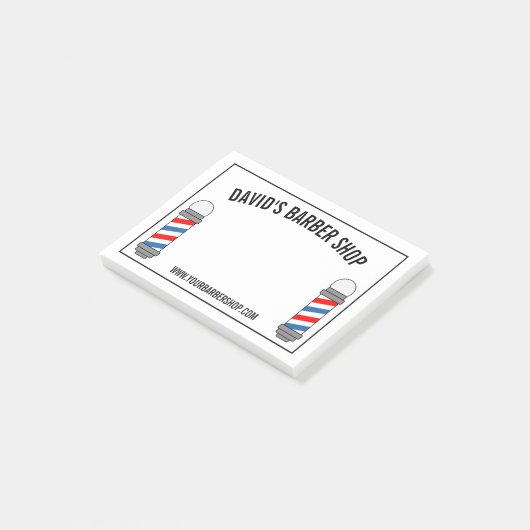 Stabstahl-Stange-Zeichen Zollnummer Post-it Klebezettel (angewinkelt)