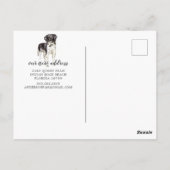 Stabyhoun Moving Announction Postcard Postkarte (Rückseite)