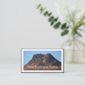 Stac Pollaidh Mountain Highlands of Scotland Busin Visitenkarte (Stehend Vorderseite)