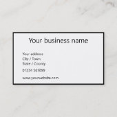 Stac Pollaidh Mountain Highlands of Scotland Busin Visitenkarte (Rückseite)