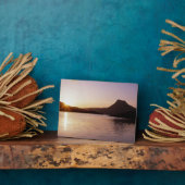 Stac Pollaidh Sonnenuntergang Schottland Fotoplatte (Seite)