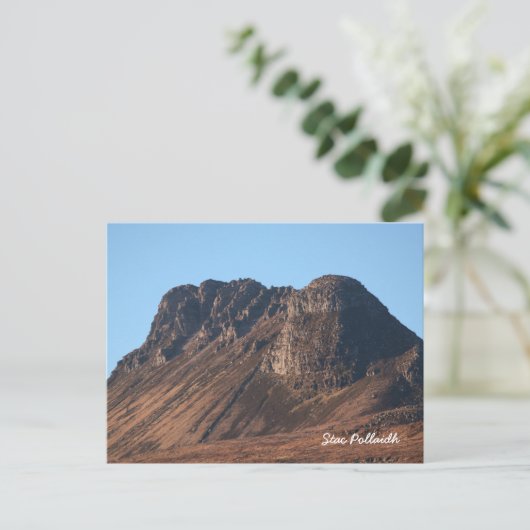 Stac Pollaidh (Stac Polly) Schottland Postkarte (Stehend Vorderseite)