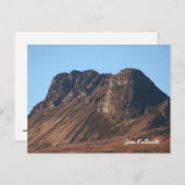 Stac Pollaidh (Stac Polly) Schottland Postkarte (Vorne/Hinten)