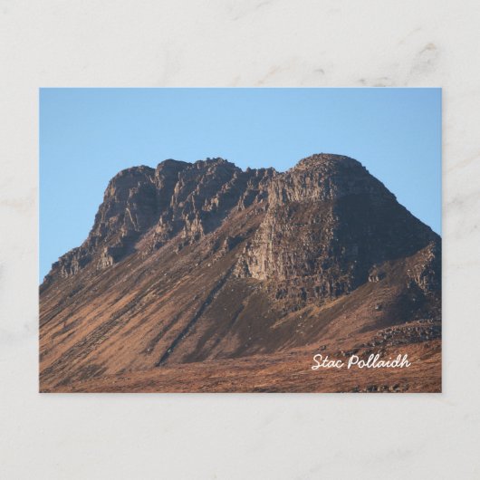 Stac Pollaidh (Stac Polly) Schottland Postkarte (Vorderseite)