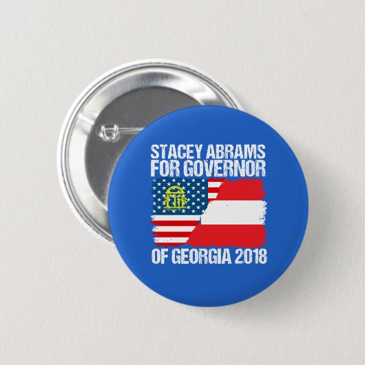 Stacey Abrams für Gouverneur von Georgien 2018 Button (Vorne & Hinten)