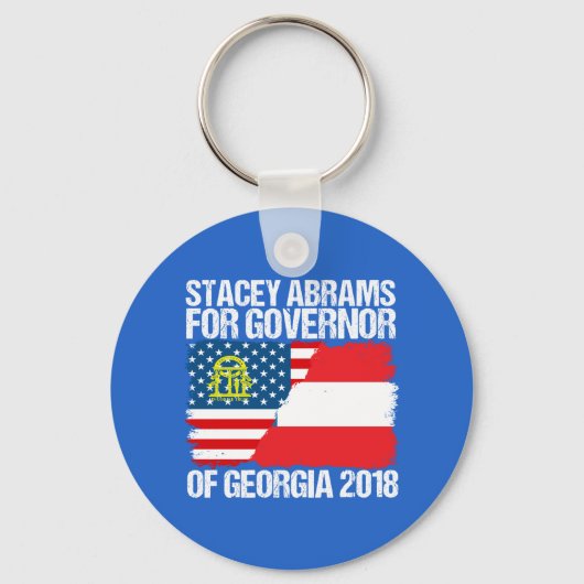 Stacey Abrams für Gouverneur von Georgien 2018 Schlüsselanhänger (Vorderseite)