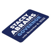 Stacey Abrams Governor Auto Magnet mit Datum! (Linke Seite)