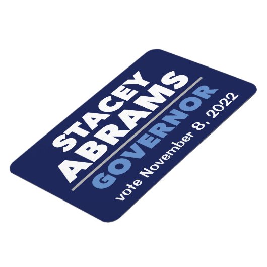 Stacey Abrams Governor Auto Magnet mit Datum! (Linke Seite)