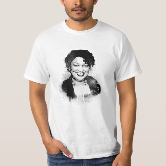 Stacey Abrams Graffiti Art T-Shirt (Vorderseite)