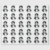 Stacey Abrams Graffiti-Kunst Geschenkpapier (Flach)