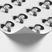 Stacey Abrams Graffiti-Kunst Geschenkpapier (Ecke)