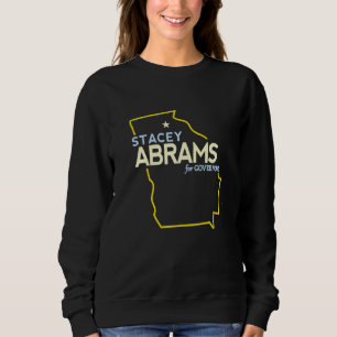 Stacey Abrams Karte der Gouverneurswahlen in Georg Sweatshirt