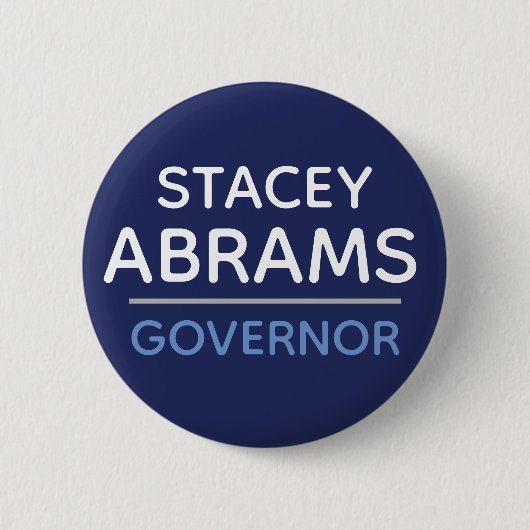 Stacey Abrams Unterstützer Button / Button - Absti (Vorderseite)