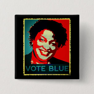 Stacey Abrams wählt Blue, georgischer Gouverneur 2 Button