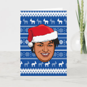 STACEY ABRAMS Weihnachten Karte