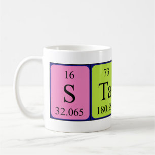 Stacey Namen-Tasse periodischer Tabelle Kaffeetasse