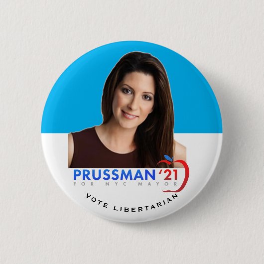Stacey Prussman NYC Mayor 2021 Button (Vorderseite)