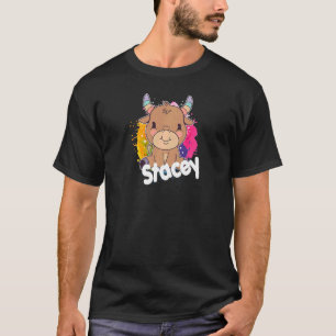 STACEY Schöner Mädchenname mit bezauberndem kleine T-Shirt