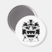Stach Familienwappen Magnet (Vorderseite/Rückseite)