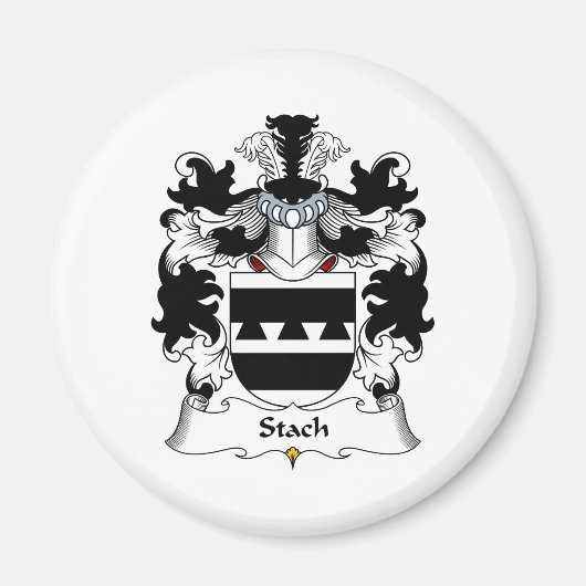 Stach Familienwappen Magnet (Vorne)