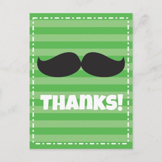 Stache Green Postkarte (Vorderseite)