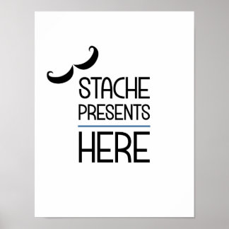 Stache präsentiert hier Party Signing Poster