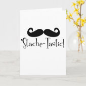 'Stache-tastic Karte (Gelbe Blume)