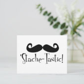 'Stache-tastic Postkarte (Stehend Vorderseite)